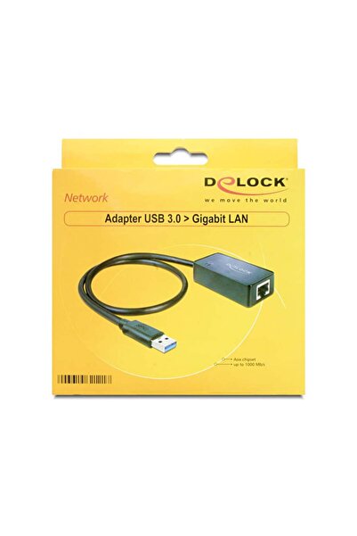 DELOCK Adaptor USB3.0 A la RJ45 Gigabit St/Bu