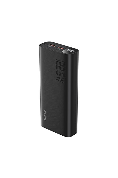 Bwoo Power Bank 22,5W, 20000 mAh cu indicator LCD, Negru