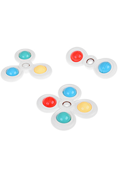 Jokomisiada Spinner jucărie 2 în 1 cu ventuză pe mâner, 3 bucăți, senzorial, ...