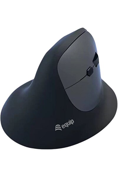 EQUIP Mouse ergonomic DM 2.4GHz+BT cu 6 butoane, pentru mâna dreaptă, negru