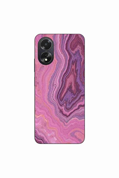 OEM Husa compatibila cu Oppo A38 4G Silicon Gel Tpu Model Pink Quartz Marble