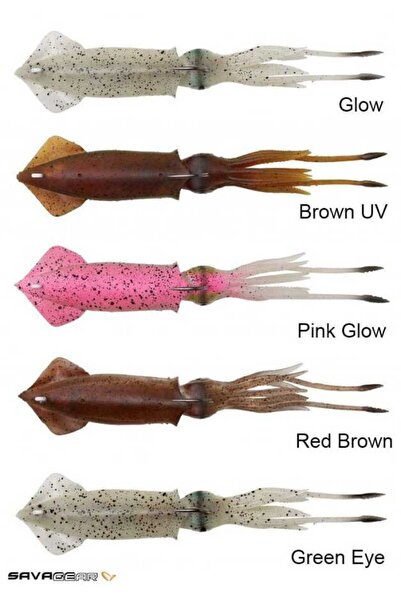 Savage Gear 3D TPE Swim Squid 260mm 126g 1 Adet Sahte Balık Brown UV