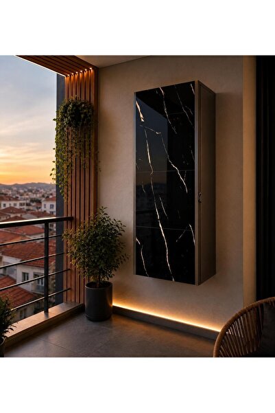 Vizyon HB PVC Çok Amaçlı Kombi Dolabı – Suya Dayanıklı Balkon & Dış Mekan Dol...