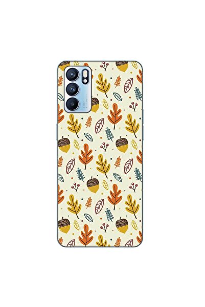OEM Husa compatibila cu Oppo Reno6 5G Silicon Gel Tpu Model Autumn Pattern