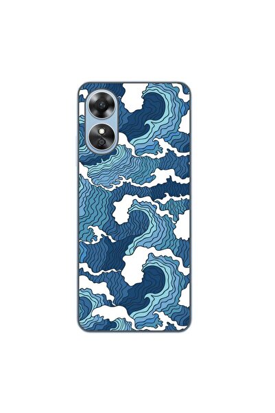 OEM Husa compatibila cu Oppo A17 Silicon Gel Tpu Model Crazy Waves