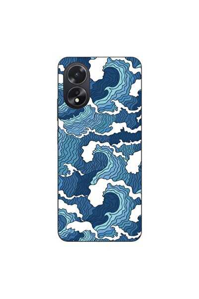 OEM Husa compatibila cu Oppo A18 Silicon Gel Tpu Model Crazy Waves