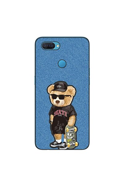 OEM Husa compatibila cu Oppo A12 Silicon Gel Tpu Model Bear Skate Fashion