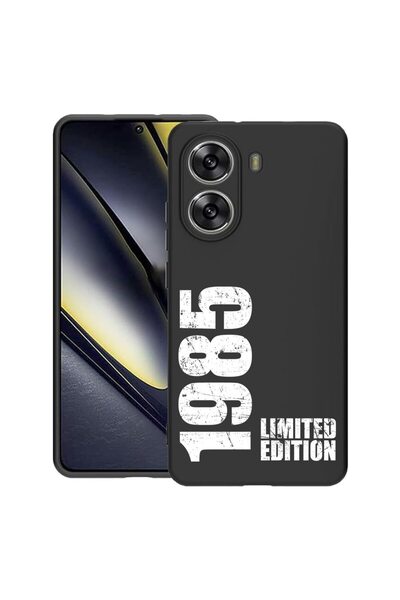 bestcase Тънък силиконов калъф за Poco X7 Pro, Лимитирана серия 1985, 1992025...