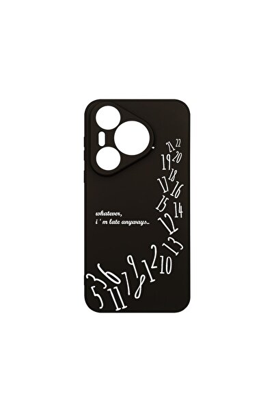 bestcase Θήκη Σιλικόνης Premium, Συμβατή με Huawei Pura 70 Pro, I'm Late Alwa...