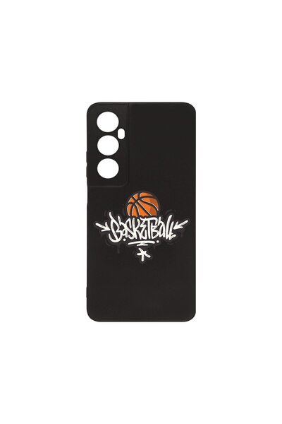 bestcase Λεπτή Θήκη Σιλικόνης 0.8MM, Συμβατή με Realme C65, Σχέδιο Μπάσκετ, Π...