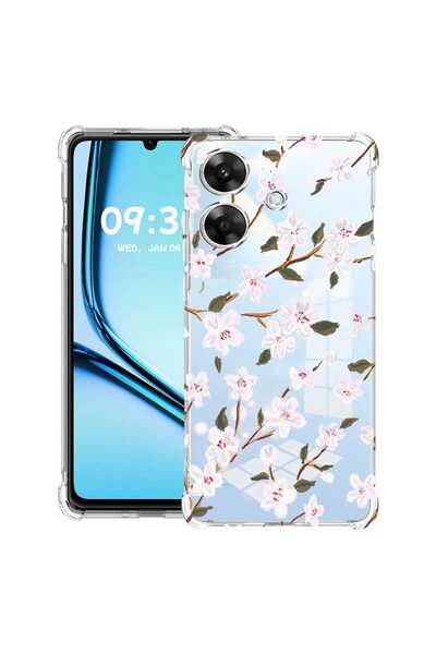 bestcase Husă Antișoc pentru Realme Note 60 / Note 60X cu Design Floare de Pr...