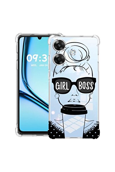 bestcase ¬Æ Husa Anti Shock pentru Realme Note 60 / Note 60X cu Design Girl B...
