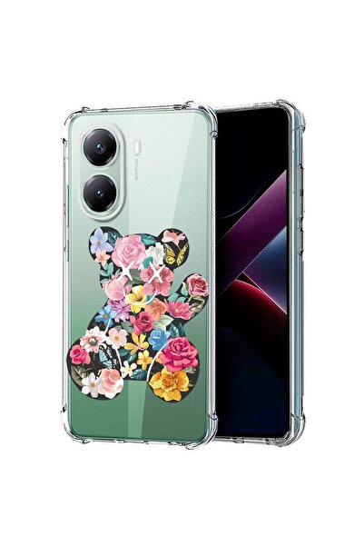 bestcase ¬Æ Husa compatibila Poco X7 Pro 5G, Anti Shock 1.5MM, Teddy Bear Col...