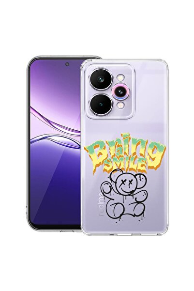 bestcase ¬Æ Husa Clear Slim Silicon Compatibila cu Realme 15 / 15 Pro, Teddy ...