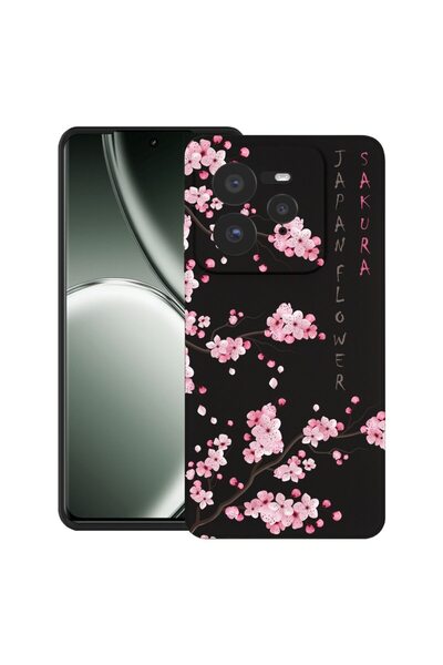bestcase Husă pentru Realme GT 7 Pro, Silicon subțire premium de 1.2MM, Cherr...