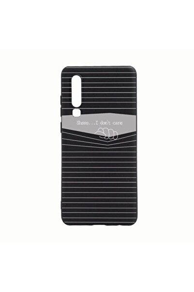 bestcase Husa Huawei P30, I Dont Care, rezistenta la uzura, anti-alunecare, d...