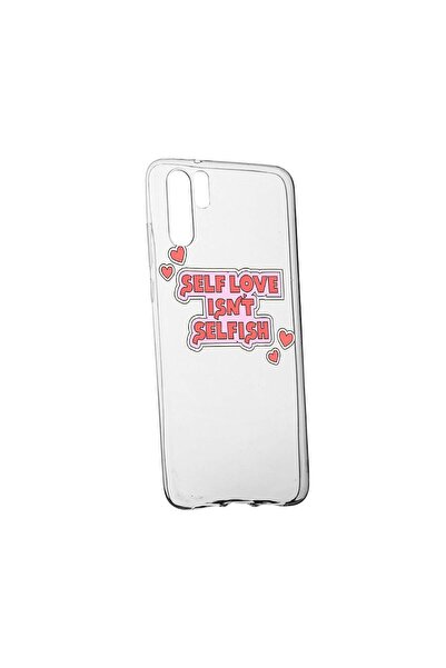 bestcase Husa de protectie cu mesaj Self Love, pentru Huawei P30 Pro, reziste...