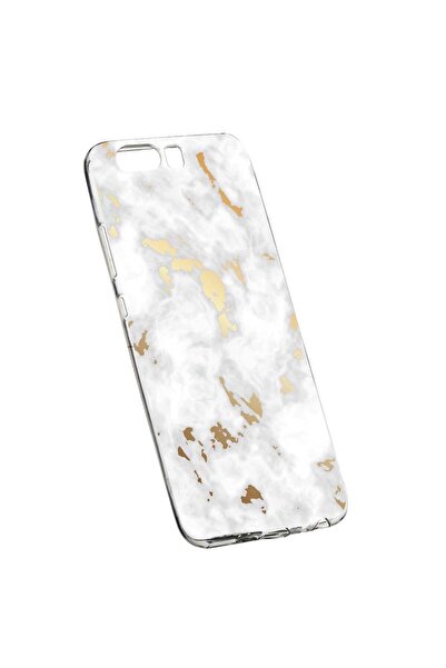 bestcase Husa Silicon, Transparent, Slim, Marble, 136, Huawei Y6 2018