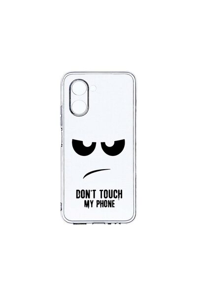 bestcase Διαφανής Θήκη Σιλικόνης 2MM, Συμβατή με Realme C33, Μην αγγίζετε το ...