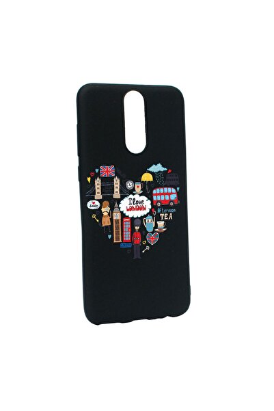 bestcase Силиконов калъф, съвместим с Nokia 2.4, Обичам Лондон, устойчив на и...