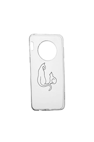 bestcase Husa Silicon Compatibila Cu Huawei Mate 30, Abstract Cat, rezistenta...