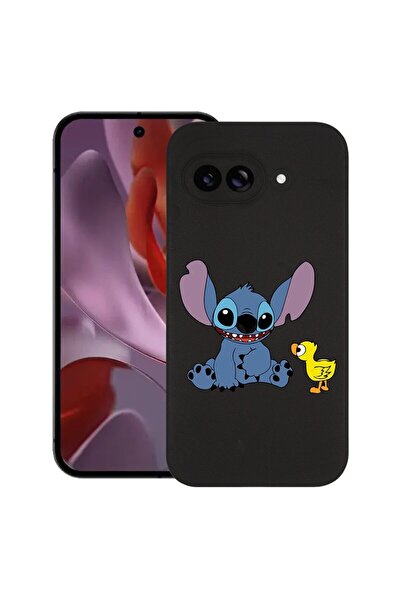 bestcase Калъф за Google Pixel 9a, Lilo, тънък силиконов 0.8 мм, удароустойчи...
