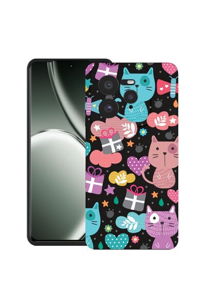 bestcase Θήκη για Realme GT 7 Pro με Χαριτωμένο Σχέδιο Γάτας, TPU Ματ Εξαιρετ...