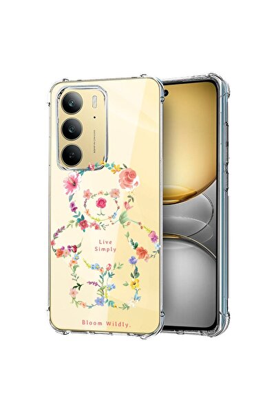 bestcase Θήκη για Realme C75, Αντικραδασμική 1.5MM, Σχέδιο Αρκουδάκι Live Sim...