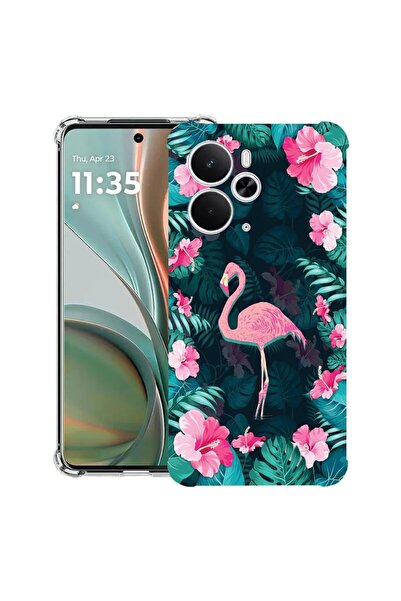 bestcase Αντικραδασμική Θήκη Συμβατή με Poco M7 Pro 5G, με Σχέδιο Φλαμίνγκο, ...