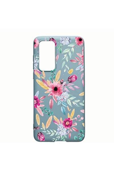 bestcase Husa Huawei P40, Happy Flowers, rezistenta la uzura, anti-alunecare,...