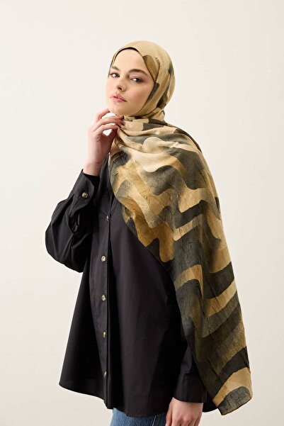 Modakaşmir Desert Gradient Pattern Liva Modal Shawl