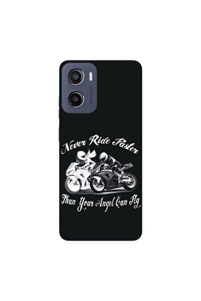 OEM Husa compatibila cu Motorola Moto G05 Silicon Gel Tpu Model Never Ride Fa...