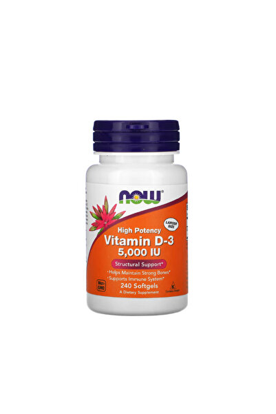 Now Foods Vitamin D-3 5000IU 240 capsule moi -