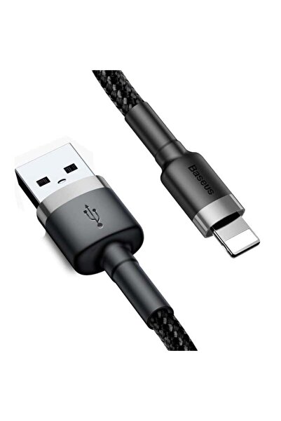 Baseus Cafule Πλεγμένο Καλώδιο Lightning Γκρι 3μ