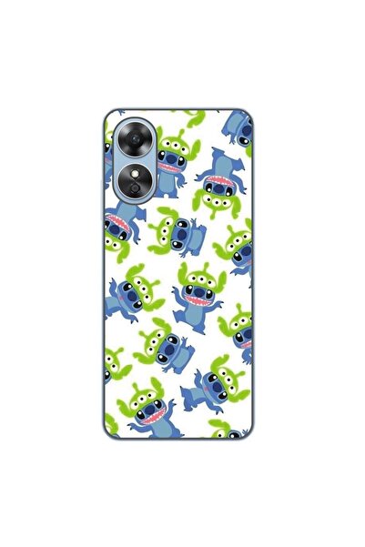 OEM Husa compatibila cu Oppo A17 Silicon Gel Tpu Model Stitch Pattern With Gr...