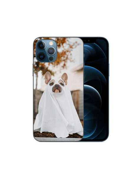 OEM Калъф, съвместим с Apple iPhone 12 Pro Max, силиконов гел TPU, с десен Хе...