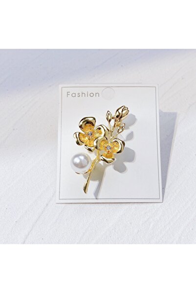 asc.home Manolya Gold broş 4.7 cm