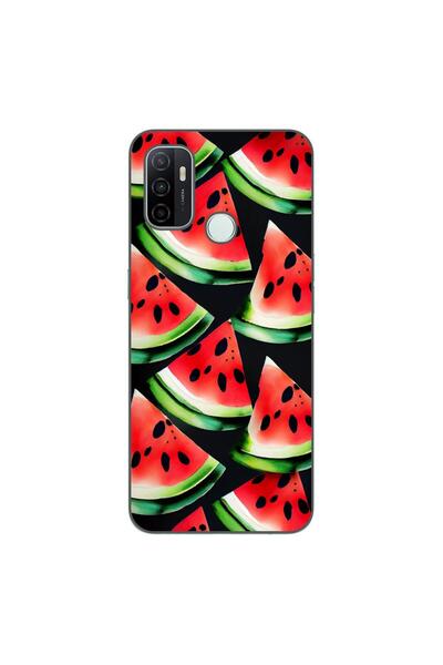 OEM Husa compatibila cu Oppo A53 Silicon Gel Tpu Model Watermelon Slices
