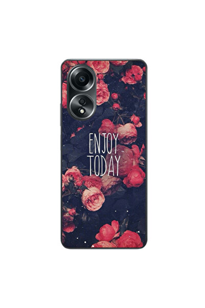 OEM Husa compatibila cu Oppo A58 4G Silicon Gel Tpu Model Enjoy Today