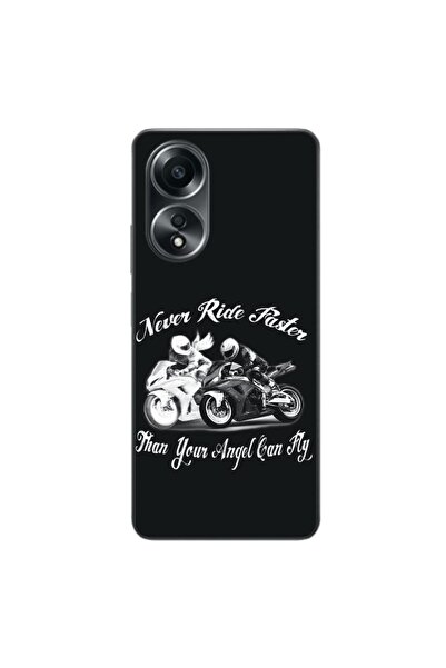 OEM Husa compatibila cu Oppo A58 4G Silicon Gel Tpu Model Never Ride Faster