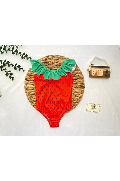 bambubaby KIZ ÇOCUK DESENLİ MAYO HAVUZ VE DENİZ MAYOSU