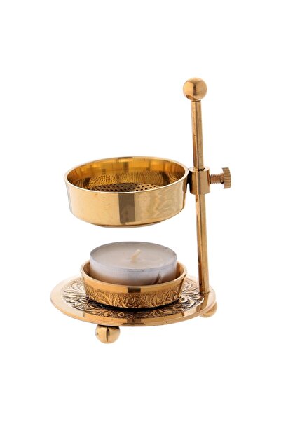 OEM Arzator de tamaie din alama auriu cu sita 11 cm