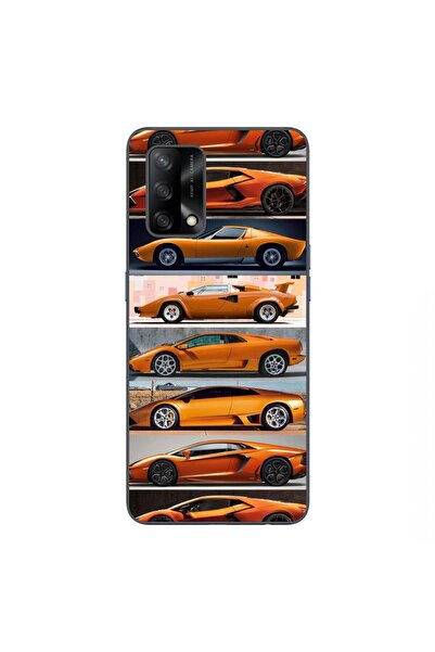 OEM Husa compatibila cu Oppo A74 4G Silicon Gel Tpu Model Masini Lamborghini