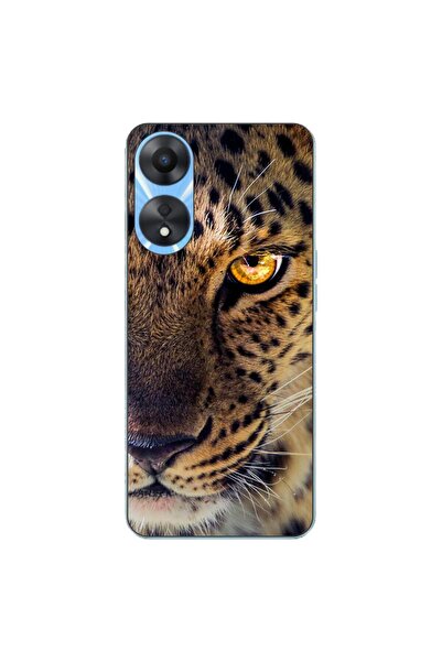 OEM Θήκη συμβατή με Oppo A78 5G (CPH2483) από σιλικόνη gel TPU με σχέδιο λεοπ...