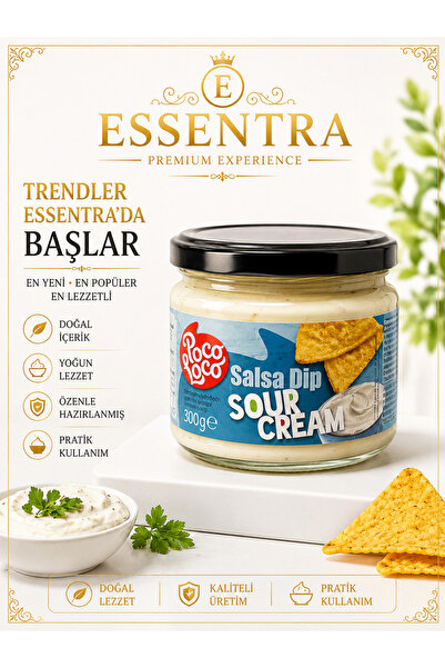Essentra Home oco Loco Sour Cream Salsa Dip Sos 300g Meksika Nachos Dip Sauce