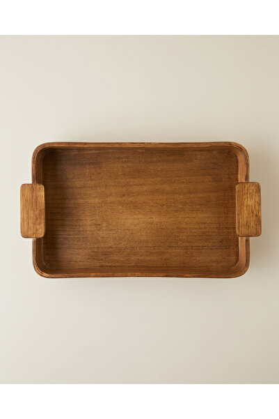 English Home Katie Mdf Dekoratif Tepsi 45x7 cm Kahverengi