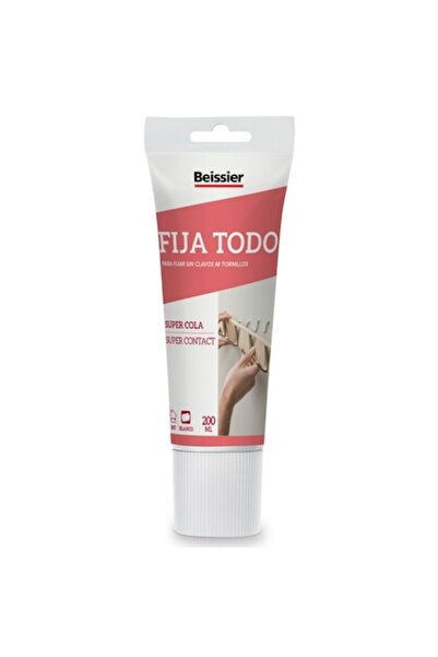 Beissier Universal Adhesive Sticks EVERYTHING Fija Todo, interior, white, 200 ml