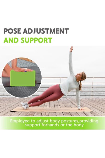 EHOME Yoga Blocks, Soft Non-Slip Surface Premium Foam Blocks