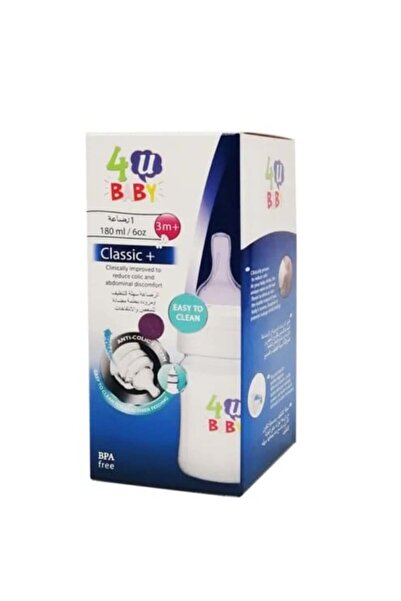 For You Baby (3+ months) Plastic 180ml Classic (without handle) Clinically de...