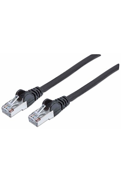 Intellinet Cablu patch Cat6a cu conectori/Cat7 cu cablu, 1m, negru